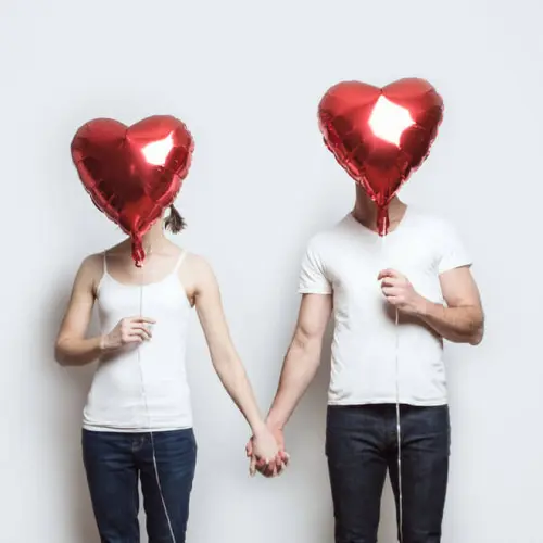 Valentine balloons
