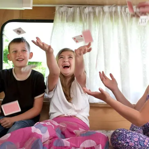 kids cards in trailer 4