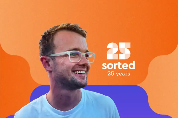 Brendan smiles as he reminisces for Sorted’s 25th anniversary.