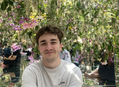 Matt with a plant background